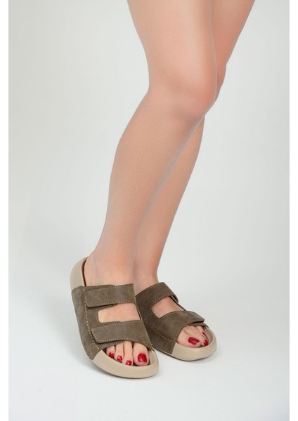 Orthopedix Çift Bantlı Cırtlı Unisex Spor Terlik QR25101 modelleri