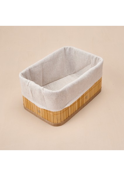 Bambu 3'lü Organizer Sepet - Bej fiyatları