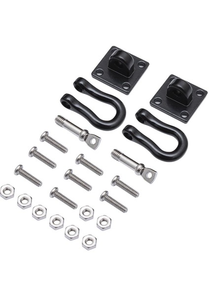 2 Adet Römork Çekme Tokası Çekme Kancaları Metal Tırmanma Römork Prangaları 1/10 Rc Araba Kamyon Tırmanma Araba (Siyah) (Yurt Dışından) indirimleri