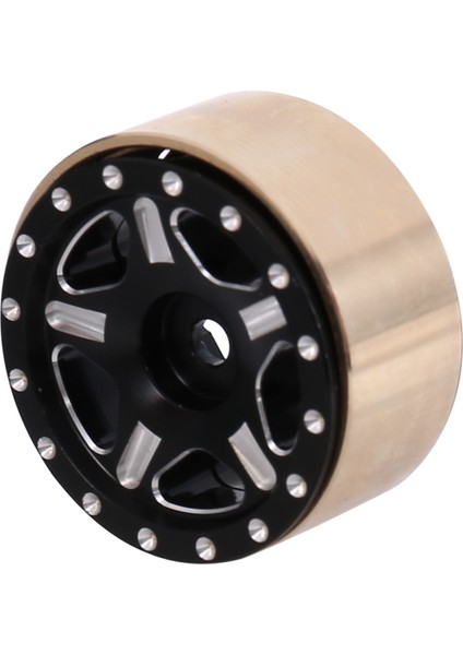4 Adet Pirinç 1.0 Beadlock Jant Tekerlek Göbeği 1/24 Rc Paletli Araba Eksenel SCX24 AXI90081 AXI00002 Yükseltme Parçaları, B (Yurt Dışından) fırsatları