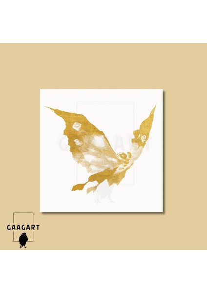 Kare Kanvas Tablo Ünlü Eserler Katsushika Hokusai Altın Kelebek modelleri