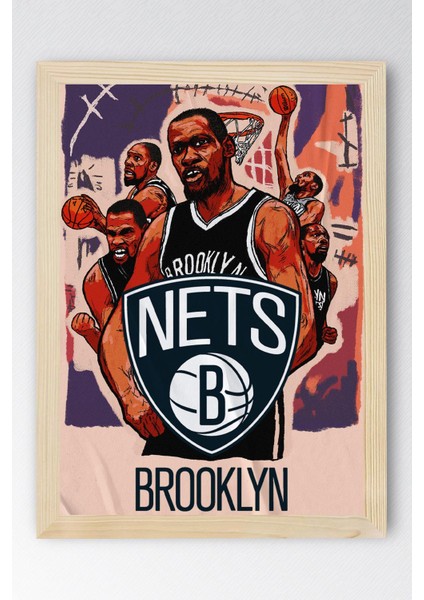 Kevin Durant Çerçeveli Tablo - Basketbol Nba Posteri Tablo