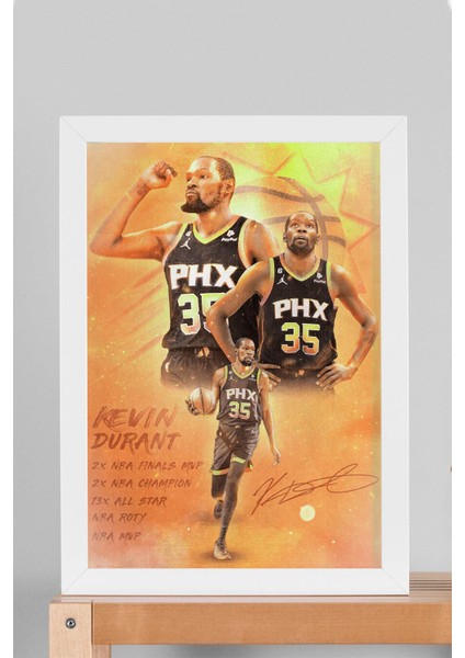 Kevin Durant Çerçeveli Tablo - Basketbol Nba Posteri Tablo