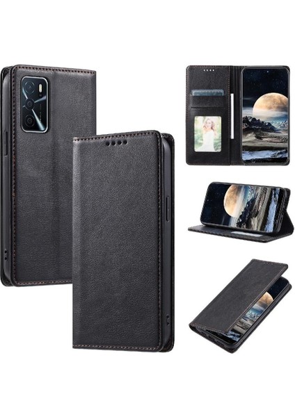 Oppo A55 4g Manyetik Ince Cüzdan Pu Deri Koruyucu Kart Için Flip Case (Yurt Dışından) indirimleri