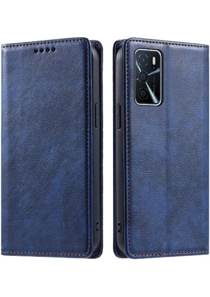 Oppo A56 5g Kart Yuvaları Tutucu Koruyucu Ince Cüzdan Pu Için Flip Case (Yurt Dışından)
