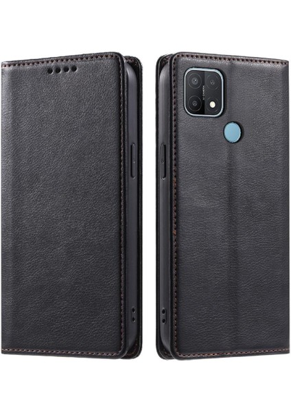 Oppo A35 Pu Deri Manyetik Kart Yuvaları Tutucu Koruyucu Için Flip Case (Yurt Dışından)