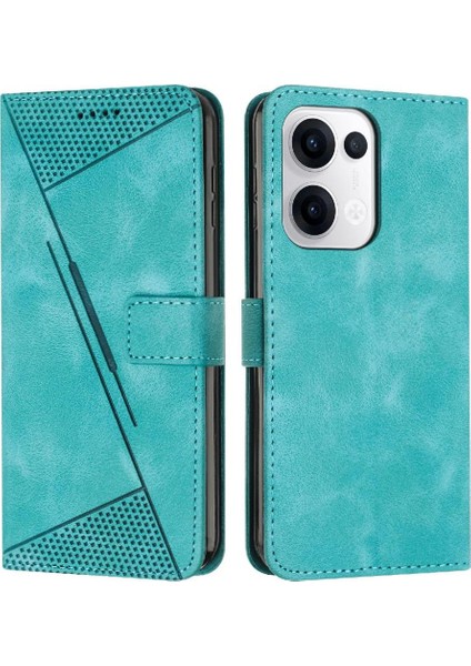 Oppo Reno 13 5g Kart Ekleme Pu Deri Cüzdan Kickstand Için Flip Case (Yurt Dışından)