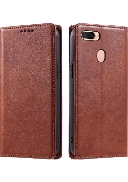 Oppo A12S Ince Cüzdan Kart Yuvaları Tutucu Koruyucu Manyetik Için Flip Case (Yurt Dışından)