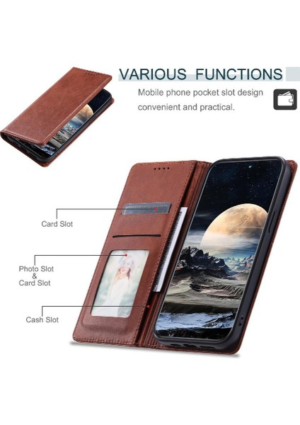 Oppo A12S Ince Cüzdan Kart Yuvaları Tutucu Koruyucu Manyetik Için Flip Case (Yurt Dışından) fırsatları