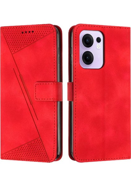 Oppo Reno 13F 5g Cüzdan Kartı Ekleme Pu Deri Kickstand Için Flip Case (Yurt Dışından)