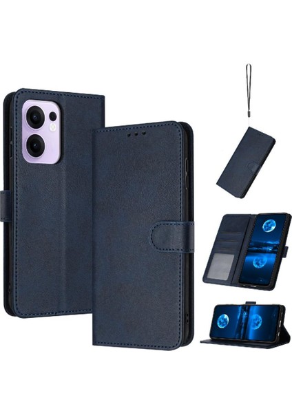 Kart Yuvası Saf Toka Kickstand ile Oppo Reno 13F 5g Için Flip Case (Yurt Dışından)