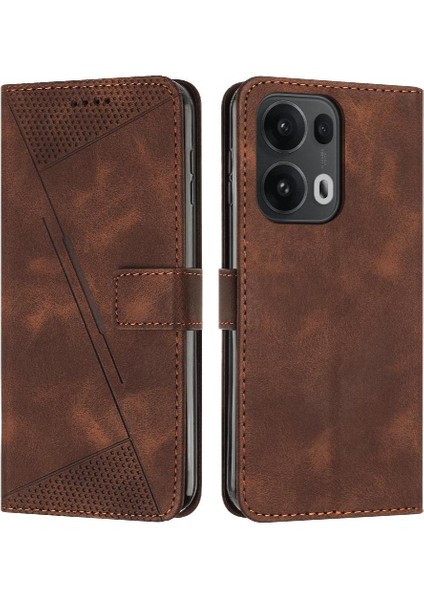 Oppo Reno 13 Pro 5g Kart Ekleme Kickstand Cüzdan Pu Için Flip Case (Yurt Dışından)