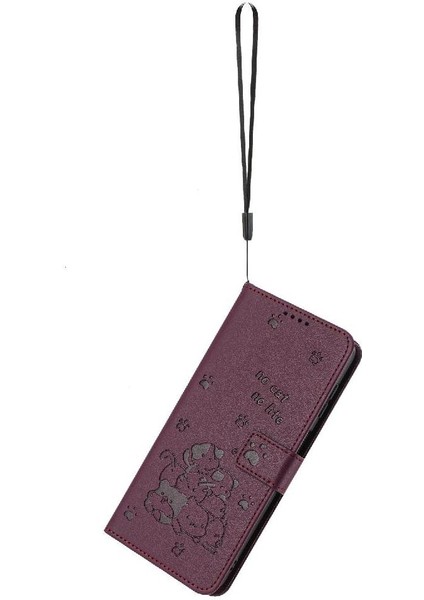 Oppo Reno 13 5g Pu Deri Sevimli Kedi Deri Cüzdan Kartı Için Flip Case (Yurt Dışından) fiyatları