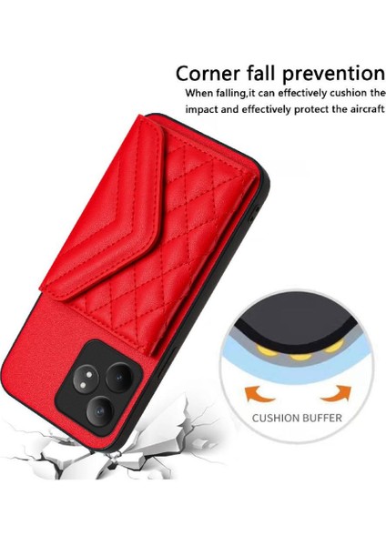 Kılıf Oppo Realme Gt 6t Kickstand Fonksiyonu ile Uyumlu (Yurt Dışından)