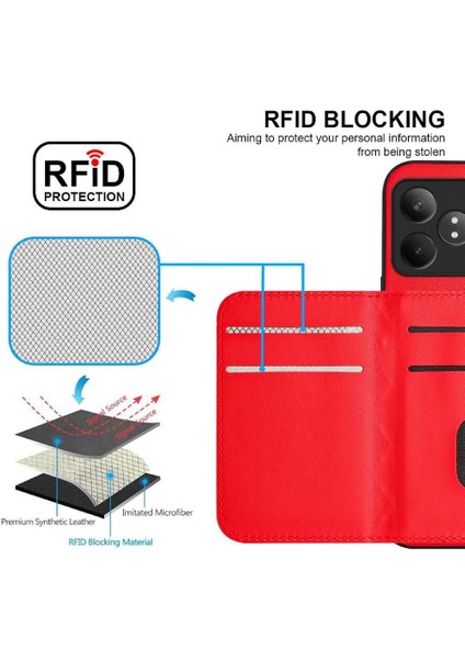 Kılıf Oppo Realme Gt 6t Kickstand Fonksiyonu ile Uyumlu (Yurt Dışından)