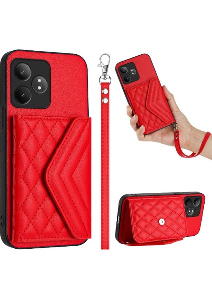 Kılıf Oppo Realme Gt 6t Kickstand Fonksiyonu ile Uyumlu (Yurt Dışından)
