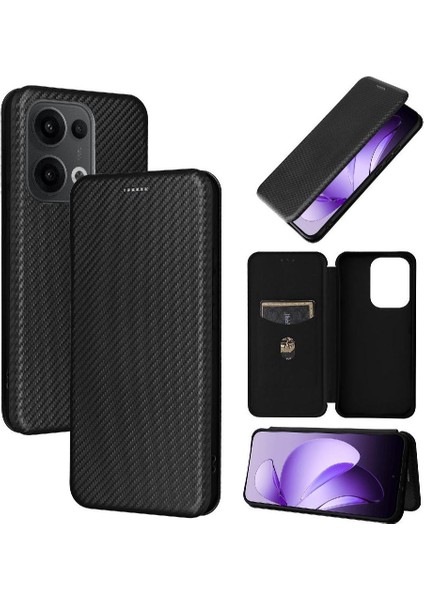 Kart Tutucu Kickstand Tam Koruma ile Oppo Reno 13 5g Için Flip Case (Yurt Dışından) fiyatları