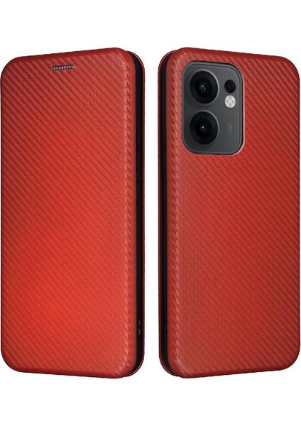 Kart Tutucu Kickstand ile Oppo Reno 13F 5g Kart Ekleme Için Flip Case (Yurt Dışından)