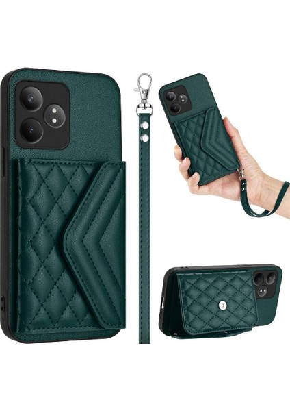 Kılıf Oppo Realme Gt 6t Kickstand Fonksiyonu ile Uyumlu (Yurt Dışından)