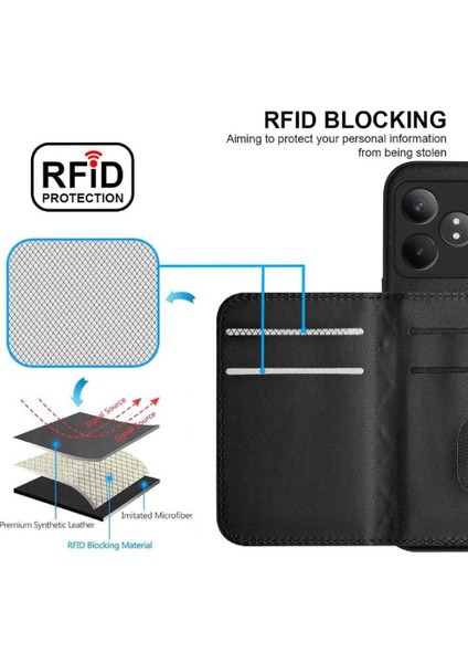 Kılıf Oppo Realme Gt 6t Kickstand Fonksiyonu ile Uyumlu (Yurt Dışından)