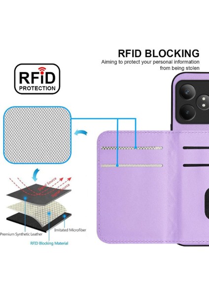 Kılıf Oppo Realme Gt 6t Kickstand Fonksiyonu ile Uyumlu (Yurt Dışından)