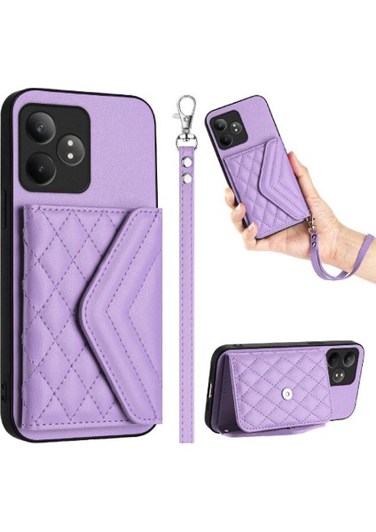 Kılıf Oppo Realme Gt 6t Kickstand Fonksiyonu ile Uyumlu (Yurt Dışından)