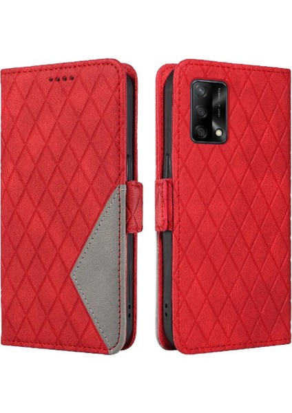 Oppo A74 4g Iki Renk Ekleme Desenleri Için Flip Case Şık Koruyucu (Yurt Dışından)