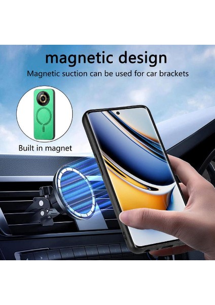Realme 11 Pro Ince Magsafe Araba Mounts Hafif Kablosuz Için Kılıf (Yurt Dışından) indirimleri