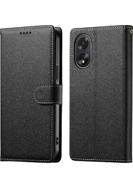 Oppo A38 4g Darbeye Dayanıklı Manyetik Kapatma Günlük Kullanım Kart Yuvaları Için Kılıf (Yurt Dışından)