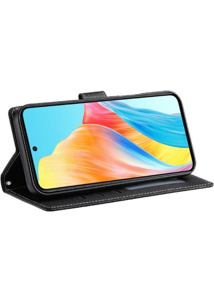 Oppo A38 4g Darbeye Dayanıklı Manyetik Kapatma Günlük Kullanım Kart Yuvaları Için Kılıf (Yurt Dışından) indirimleri