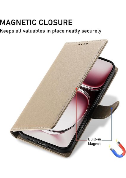 Oppo A3 Pro 5g Kart Yuvaları Manyetik Kapatma Darbeye Dayanıklı Günlük Kullanım Için Kılıf (Yurt Dışından)