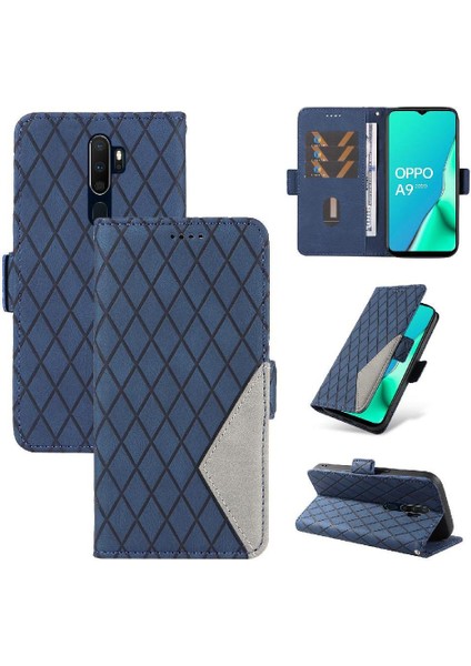 Oppo A5 2020 Şık Koruyucu Telefon Kılıfı Için Iki Renk ile Flip Case (Yurt Dışından)
