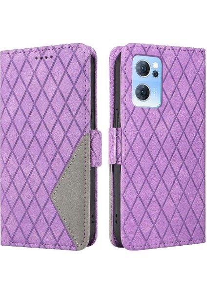 Oppo Find X5 Lite Şık Koruyucu Telefon Kılıfı Için Flip Case Iki Renk (Yurt Dışından)