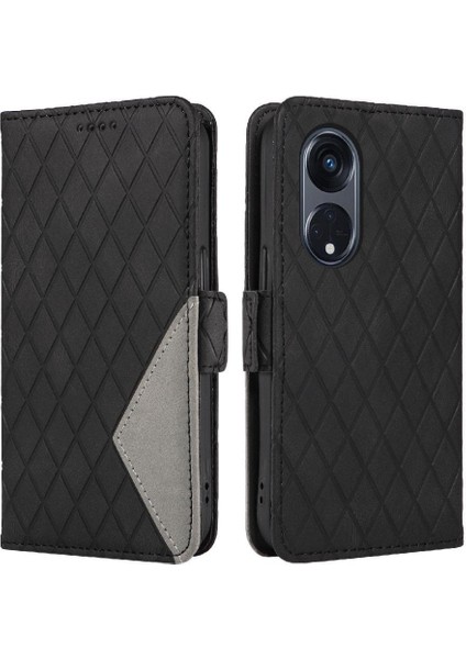 Kart Yuvası ile Oppo Reno 8t 5g Iki Renk Ekleme Desenleri Için Flip Case (Yurt Dışından) fırsatları