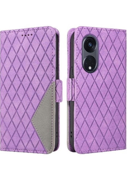 Kart Yuvası ile Oppo Reno 8t 5g Iki Renk Ekleme Desenleri Için Flip Case (Yurt Dışından) indirimleri