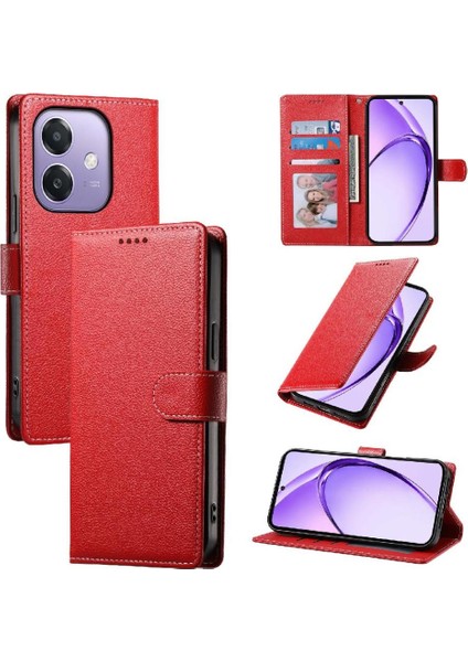 Oppo A40 4g Manyetik Kapatma Kart Yuvaları Için Kılıf Günlük Kullanım Darbeye Dayanıklı (Yurt Dışından)