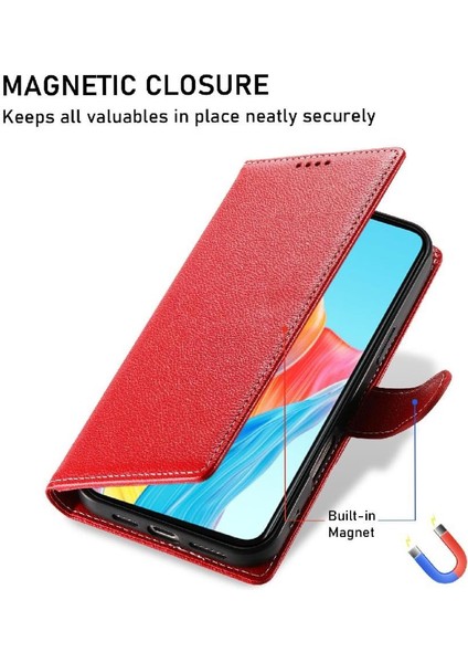 Oppo A78 4g Günlük Kullanım Için Kılıf Darbeye Dayanıklı Kart Yuvaları Manyetik Kapatma (Yurt Dışından) indirimleri