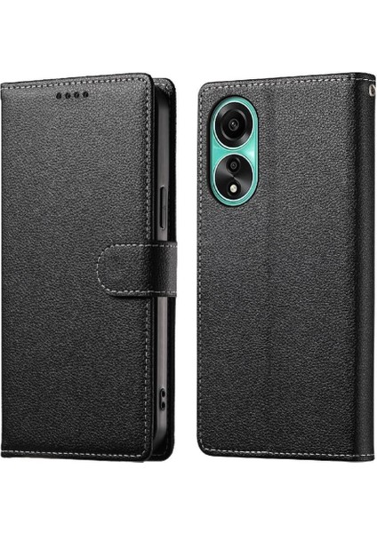 Oppo A78 4g Günlük Kullanım Için Kılıf Darbeye Dayanıklı Kart Yuvaları Manyetik Kapatma (Yurt Dışından)