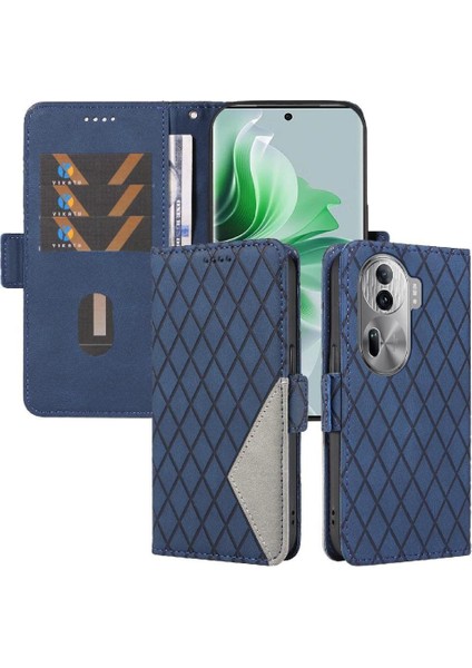 Kart Yuvası ve El Kayışı Şık ile Oppo Reno 11 Pro 5g Için Flip Case (Yurt Dışından)