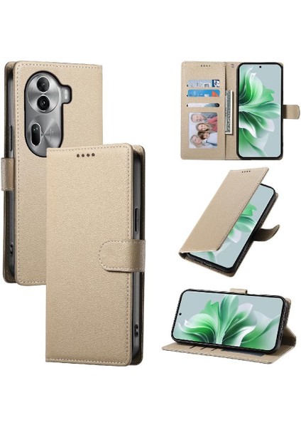 Oppo Reno 11 Pro 5g Darbeye Dayanıklı Kart Yuvaları Için Kılıf Günlük Kullanım Manyetik (Yurt Dışından)