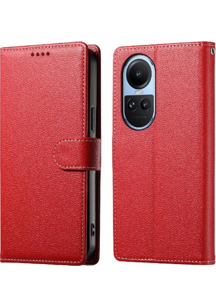 Oppo Reno 10 Pro 5g Darbeye Dayanıklı Manyetik Kapatma Kart Yuvaları Kullanımı Için Kılıf (Yurt Dışından)