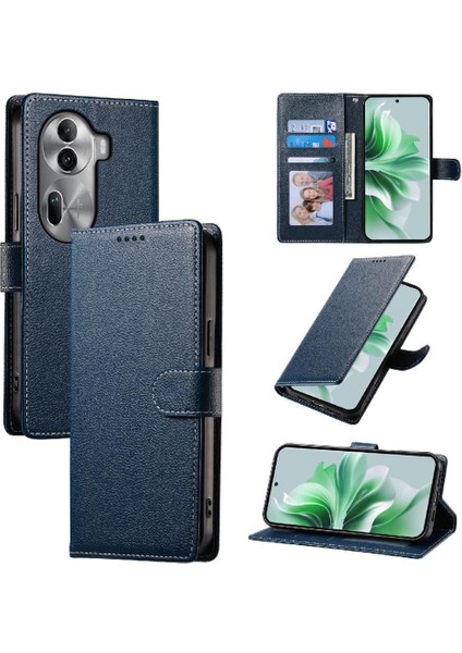 Oppo Reno 11 Pro 5g Darbeye Dayanıklı Kart Yuvaları Için Kılıf Günlük Kullanım Manyetik (Yurt Dışından)