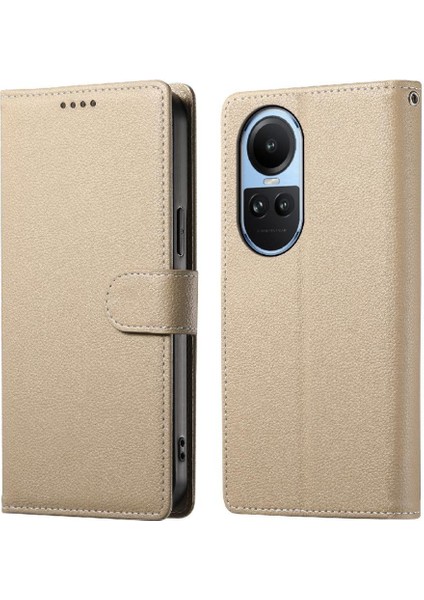 Oppo Reno 10 Pro 5g Darbeye Dayanıklı Manyetik Kapatma Kart Yuvaları Kullanımı Için Kılıf (Yurt Dışından)