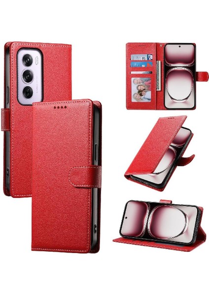 Oppo Reno 12 5g Kart Yuvaları Darbeye Günlük Kullanım Manyetik Kapatma Için Kılıf (Yurt Dışından)