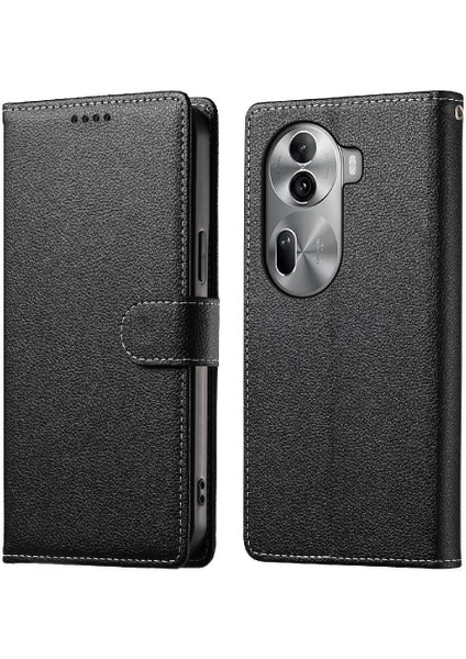 Oppo Reno 11 Pro 5g Darbeye Dayanıklı Kart Yuvaları Için Kılıf Günlük Kullanım Manyetik (Yurt Dışından)