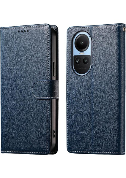 Oppo Reno 10 Pro 5g Darbeye Dayanıklı Manyetik Kapatma Kart Yuvaları Kullanımı Için Kılıf (Yurt Dışından)