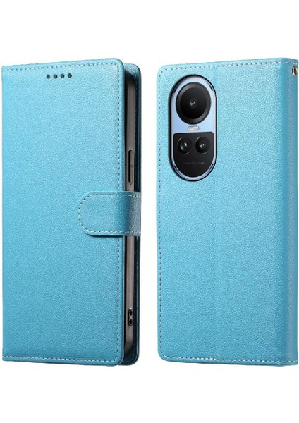 Oppo Reno 10 Pro 5g Darbeye Dayanıklı Manyetik Kapatma Kart Yuvaları Kullanımı Için Kılıf (Yurt Dışından)