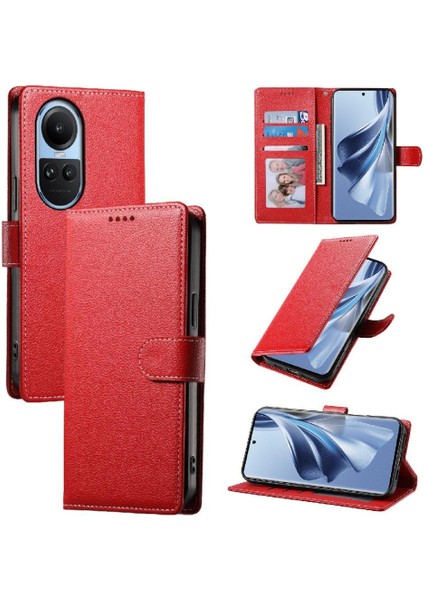 Oppo Reno 10 Pro 5g Darbeye Dayanıklı Manyetik Kapatma Kart Yuvaları Kullanımı Için Kılıf (Yurt Dışından) fırsatları