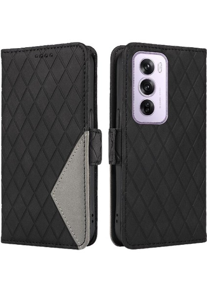 Oppo Reno 12 5g Iki Renk Ekleme Desenleri Şık Telefon Için Flip Case (Yurt Dışından) fırsatları