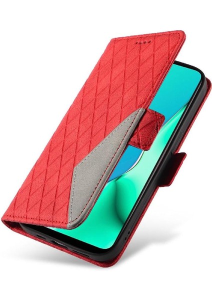 Kart Yuvası ve El Kayışı Iki Renk Şık ile Oppo A9 2020 Için Flip Case (Yurt Dışından) modelleri